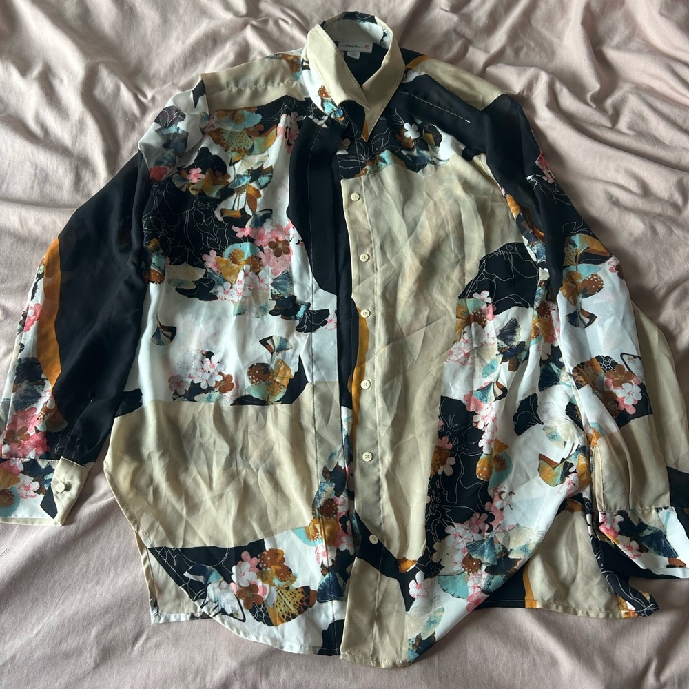 3.1 Phillip Lim Multicolor Floral Shirt